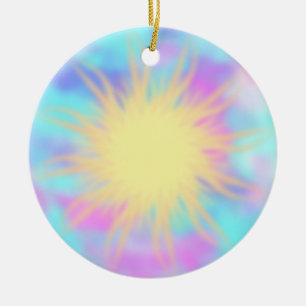 Faith ~ Burst Ceramic Ornament