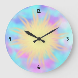 Faith ~ Burst Large Clock