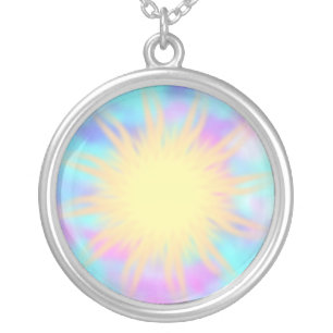 Faith ~ Burst Silver Plated Necklace