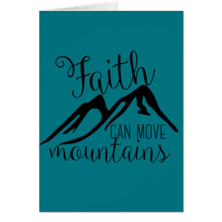 faith can move mountains cards