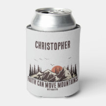Faith Can Move Mountains Christian Gift for Him
