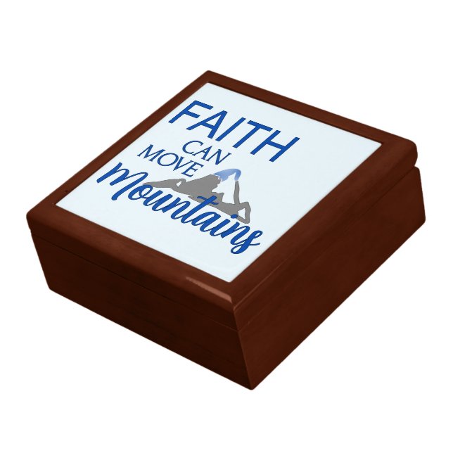 Faith Can Move Mountains Gift Box (Side)