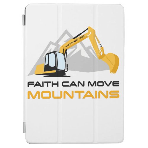 Faith Can Move Mountains  Kids  Adult Christian  iPad Air Cover