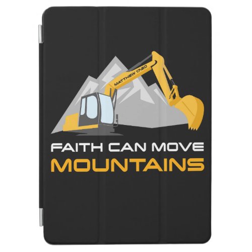 Faith Can Move Mountains  Kids  Adult Christian  iPad Air Cover