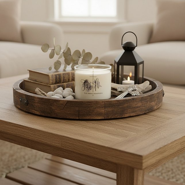 Faith can move mountains scented candle (Creator Uploaded)