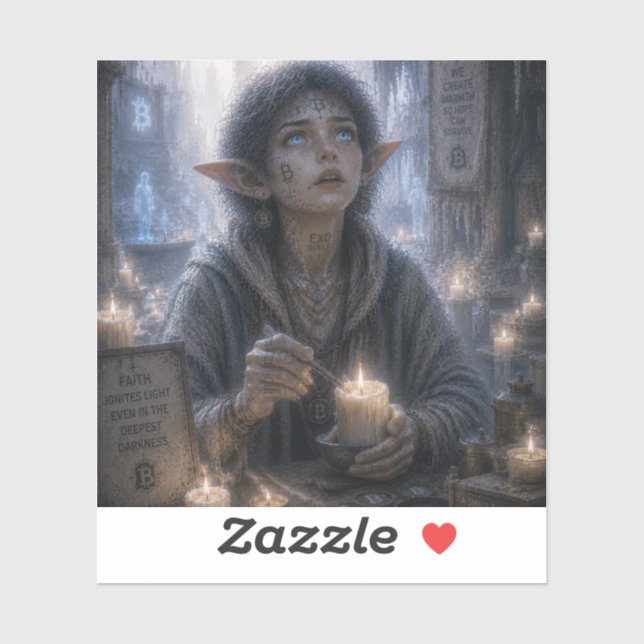 Faith / Candle Maker / Underground Shrine Sticker (Sheet)