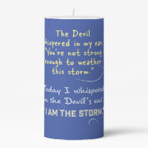 Faith Candles gifts Whispered to the Devil