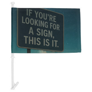 faith car flag