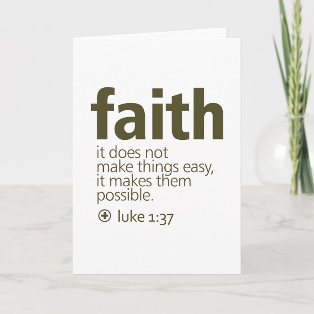 Faith Card (Front)