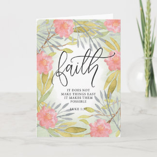 Faith Card for Inspiration/Motivation