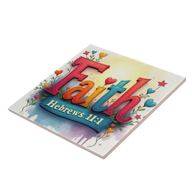 Faith Ceramic Tile (Side)
