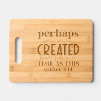 Faith Christian Bible Quote religious person gift Cutting Board