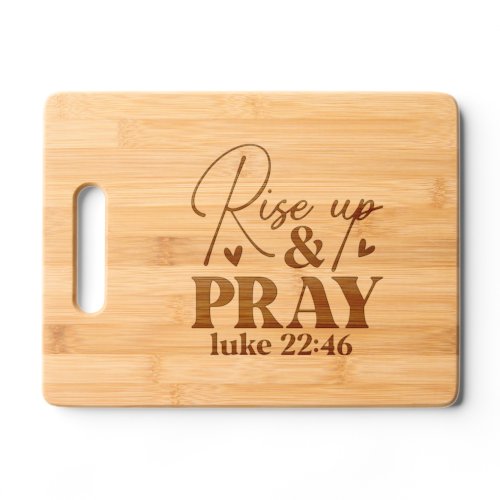 Faith Christian Bible Quote religious person gift Cutting Board