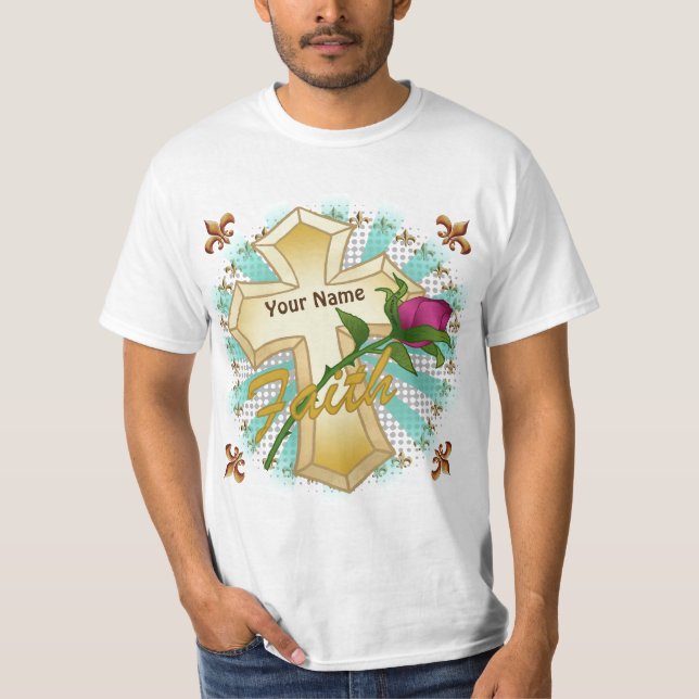 Faith Christian Cross  t-shirt  (Front)