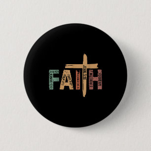 Faith Christian Inspirational Bible Verses Religio Button