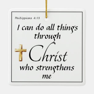 Faith Christmas ornament