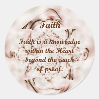 Faith Classic Round Sticker