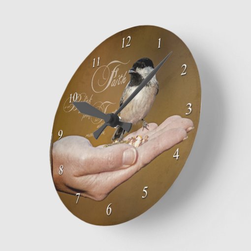 Faith Clock | Zazzle