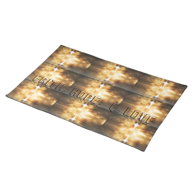 Faith cloth placemat (On Table)