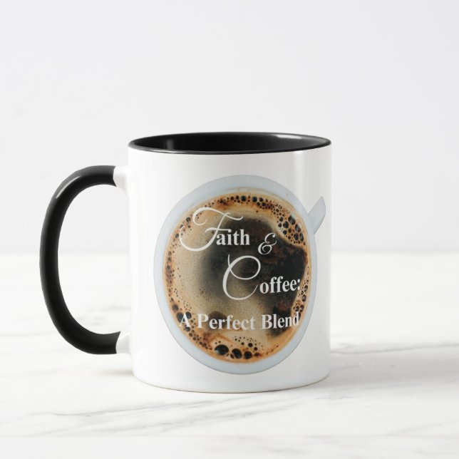 Faith & Coffee Mug (Left)