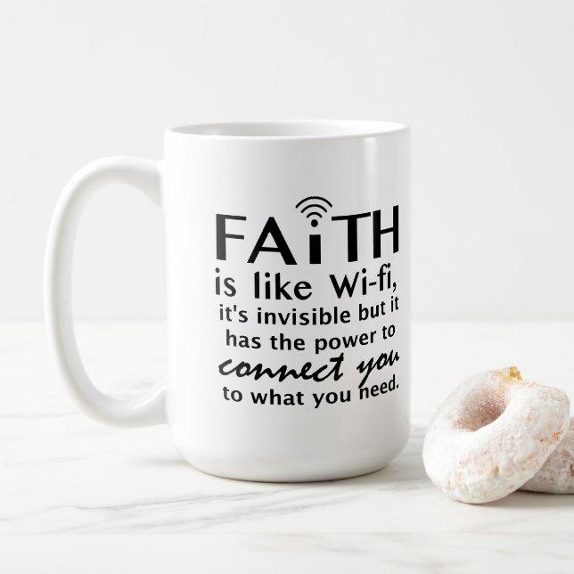Faith Coffee Mug (With Donut)