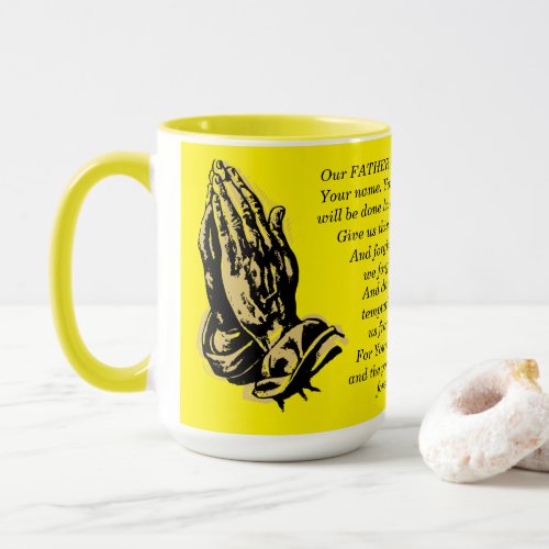 Faith Coffee Mug _ The Lords Prayer Matt 96_13