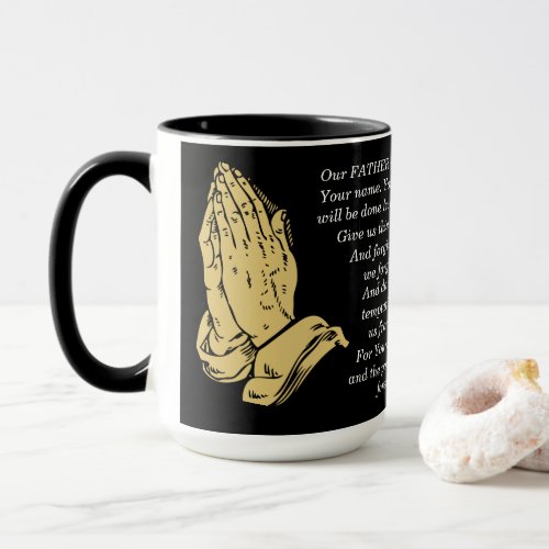 Faith Coffee Mug _ The Lords Prayer Matt 96_13