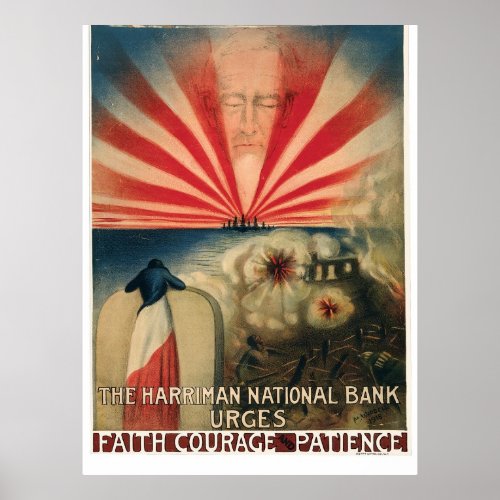 Faith Courage Patience Poster