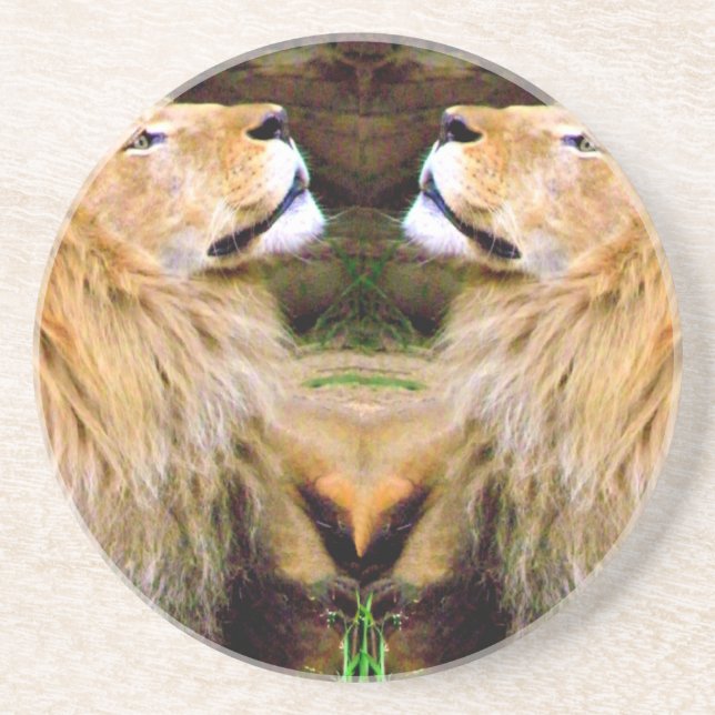 Faith & Courage_ Sandstone Coaster (Front)