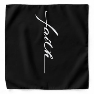 Faith Cross Bible Verse Christian Religious Bandana