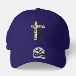 Faith Cross I Can Do All Things Christian Shirt 47 Brand Hat