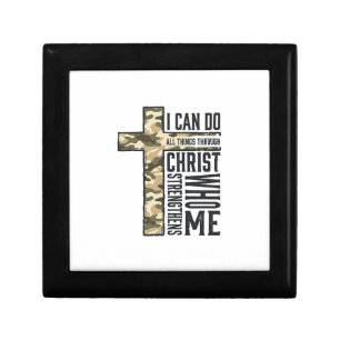 Faith Cross I Can Do All Things Christian Shirt Gift Box