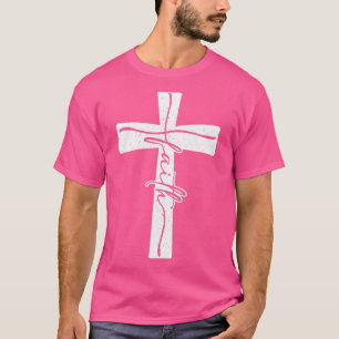 Faith Cross Patriot Jesus God Christian Pray Relig T-Shirt