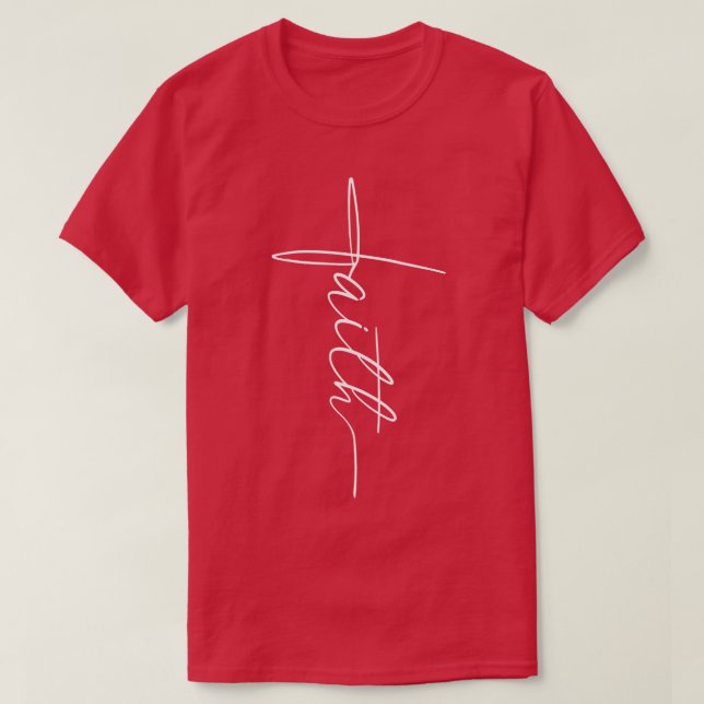 Faith Cross T-Shirt (Design Front)
