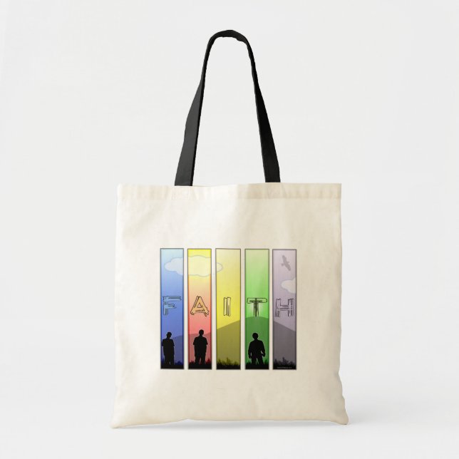 Faith Cross Tote Bag (Front)