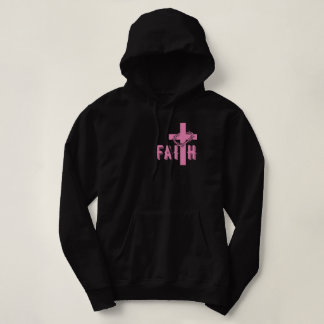 Faith cross women's hoodie religious shirts