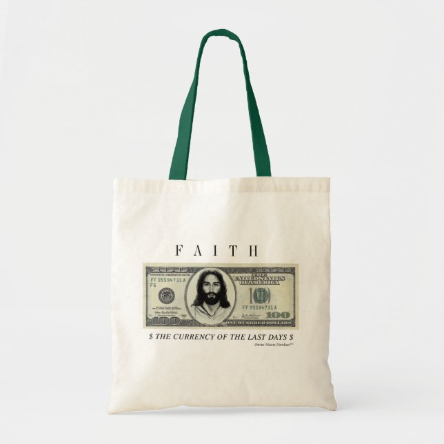 FAITH CURRENCY TOTE BAG (Front)
