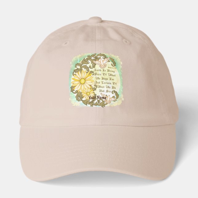 Faith Daisy  Hat (Front)
