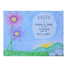 Faith Dares the Soul - Wall Art