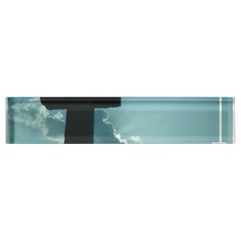 Faith Desk Name Plate by ReligiousBeliefs at Zazzle