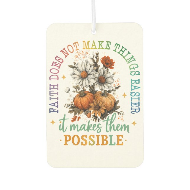 Faith Does Not....  Air Freshener (Front)