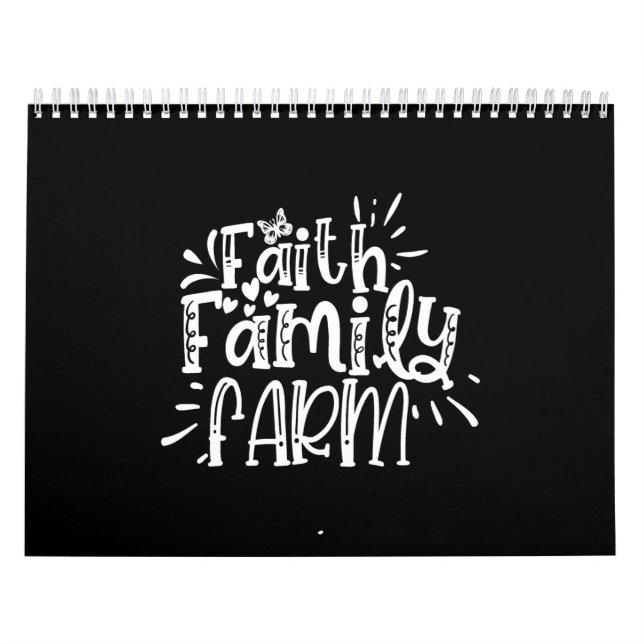 faith family farm calendar (Cover)