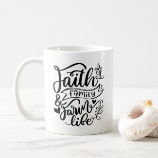 Faith Family & Farm Life Christian Quote