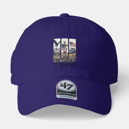 Faith Family Freedom Vintage Patriotic Eagle 47 Brand Hat