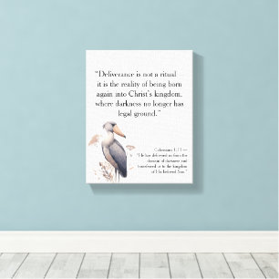 Faith-filled Christian Motivational Quotes Canvas Print