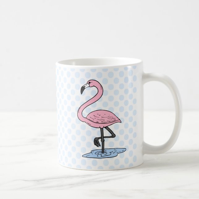 Faith Flamingo Coffee Mug (Right)