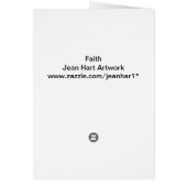 Faith Flowers Cards (Back)
