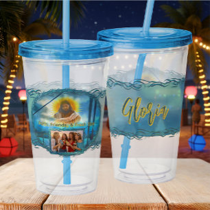 Faith, Friends, & Fresh Sips 0916 Acrylic Tumbler