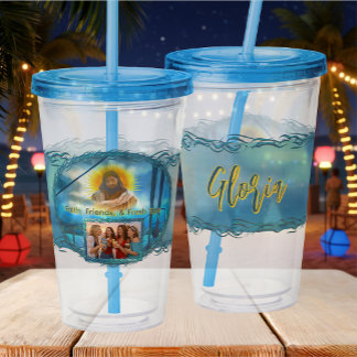 Faith, Friends, & Fresh Sips 0916 Acrylic Tumbler