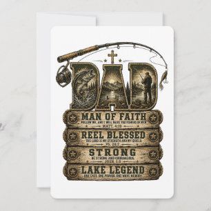 Faith‑Fueled Fishing Spirit Holiday Card